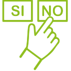 Icona per scelta si o no