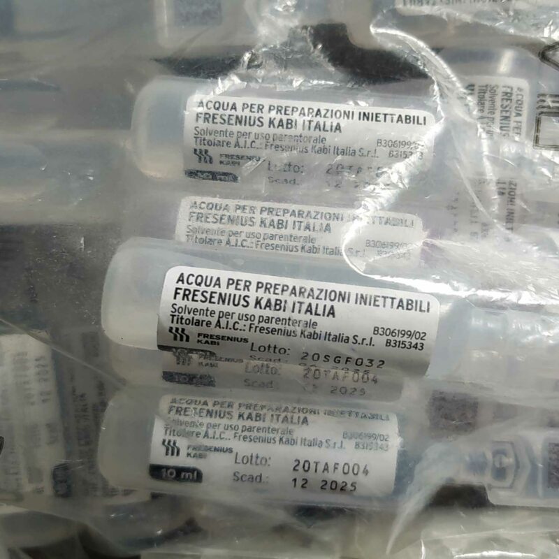 Acqua per preparazioni iniettabili